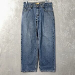 Vtg Y2K Levi's Silvertab Baggy Denim Jeans Men's Size 31x30 ( Actual 31x28)